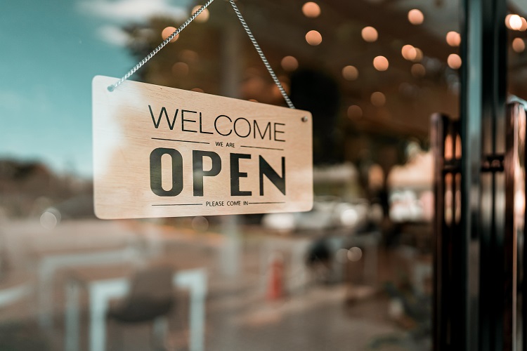 business welcome sign