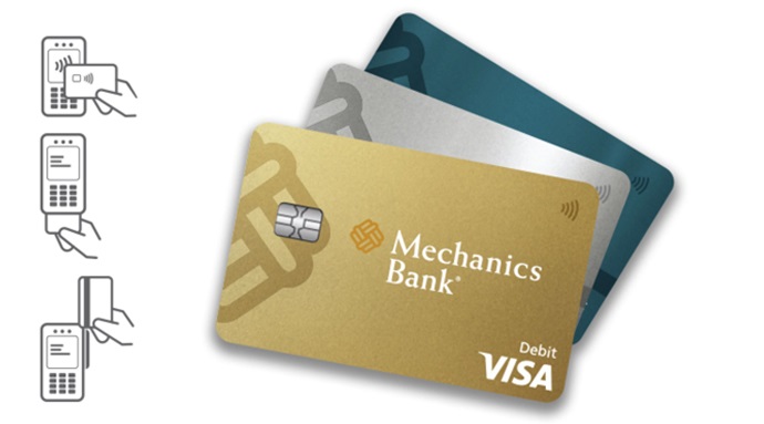 Mechanics Bank debit cards